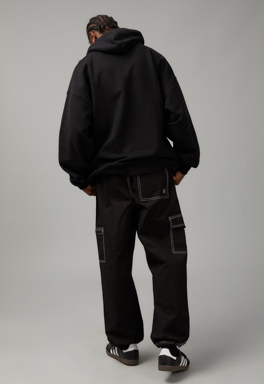 Factorie - Relaxed utility pant - black