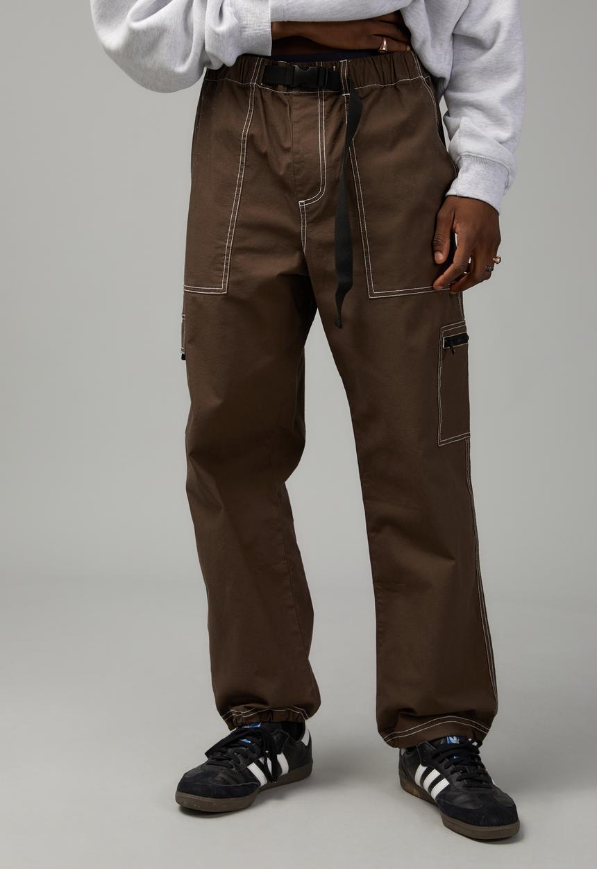 Factorie - Relaxed utility pant - bracken brown