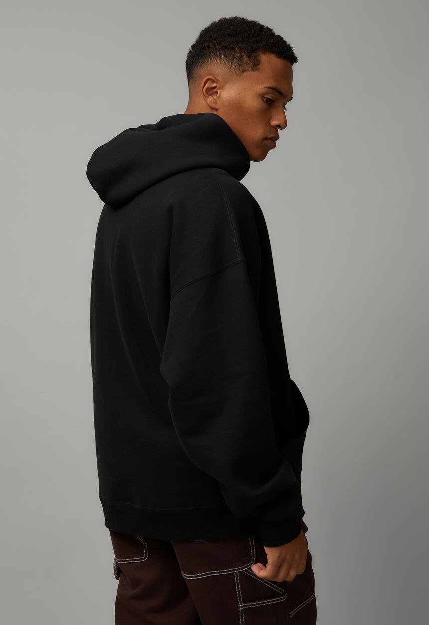 Factorie - Baggy graphic hoodie - black/doomsday