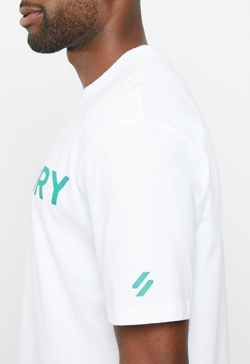 Superdry. - Code core sport tee - optic