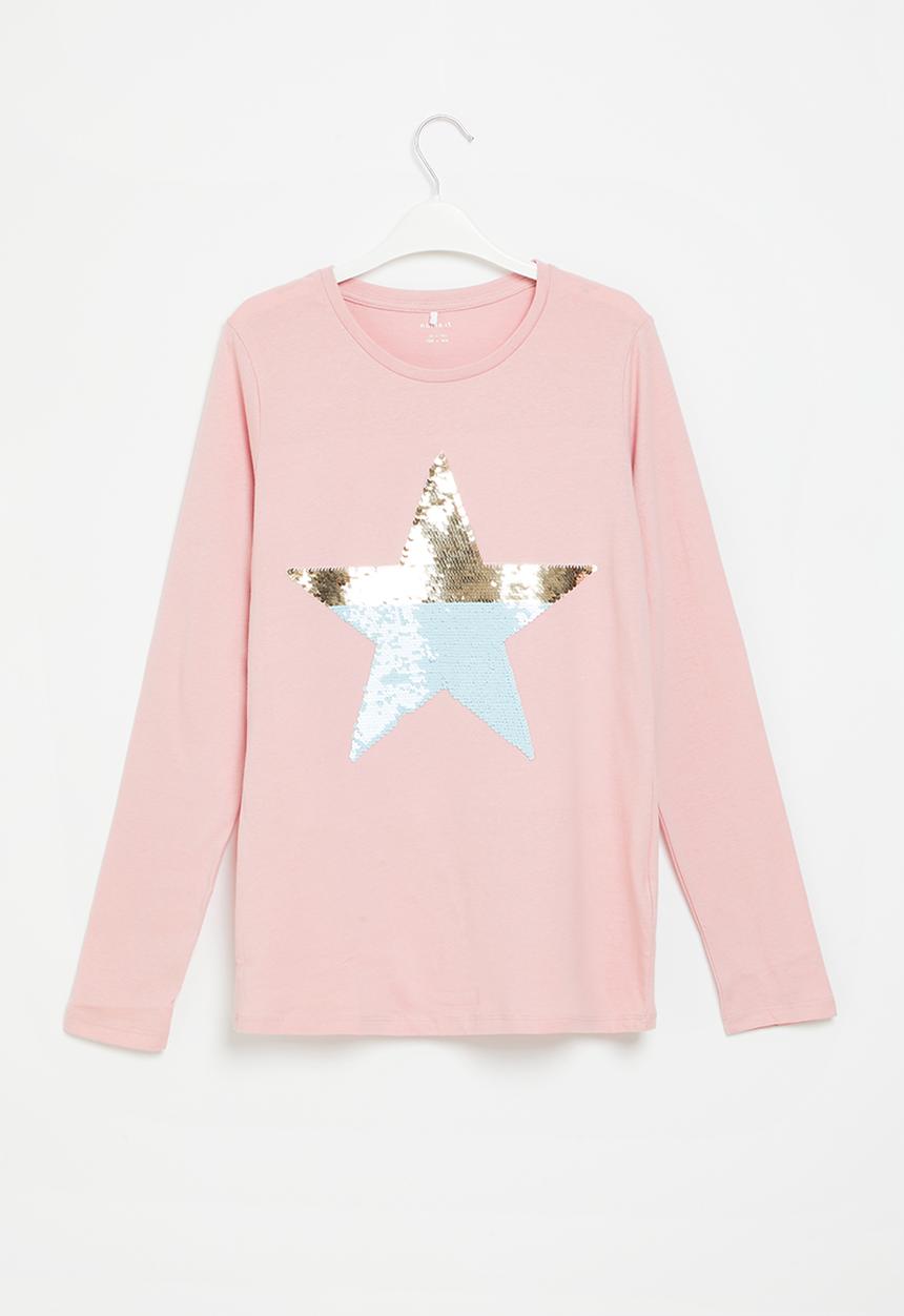 Name It - Nkftania ls top - pink nectar