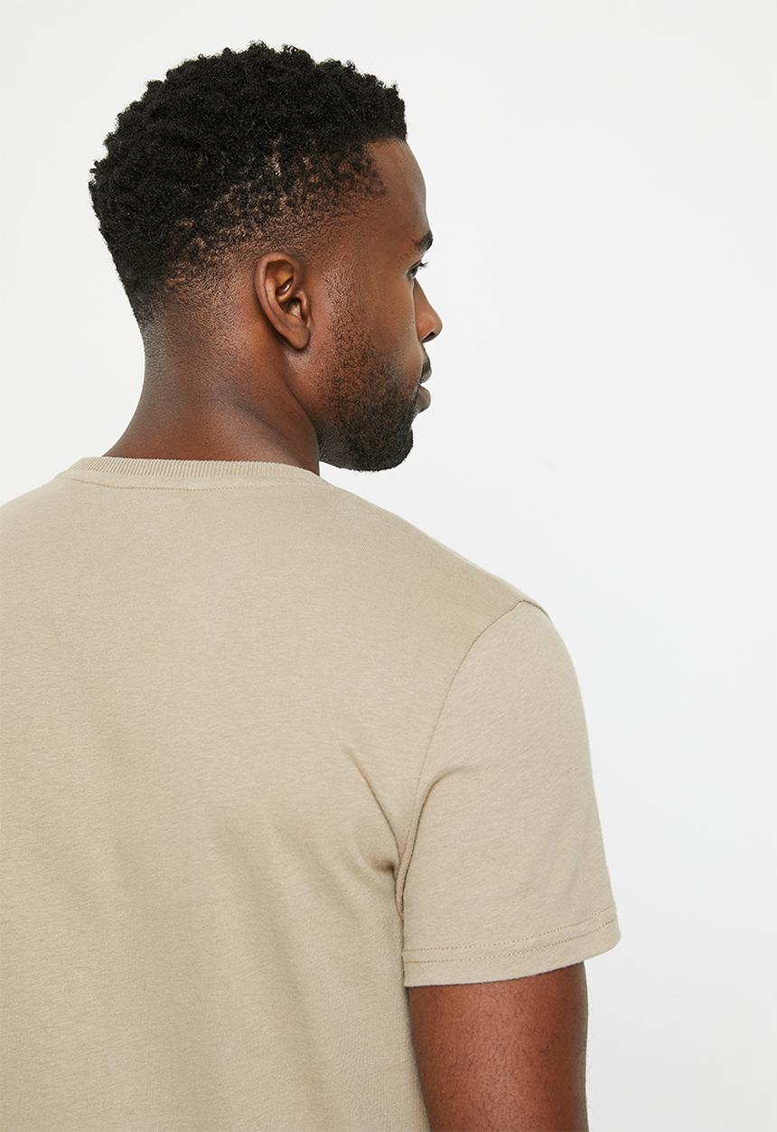 Superdry. - Cl tee - stone dark grey