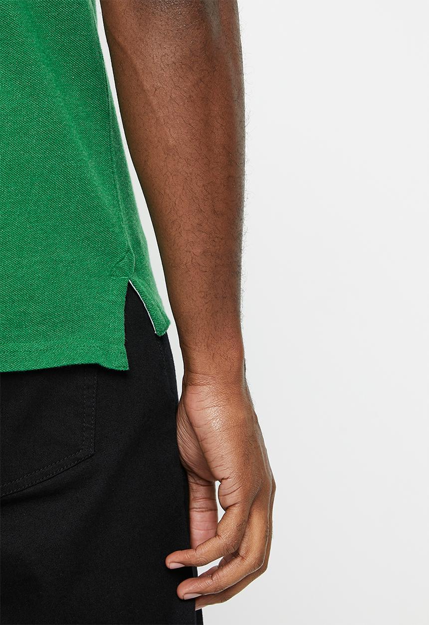 Superdry. - Classic pique polo - field green marl