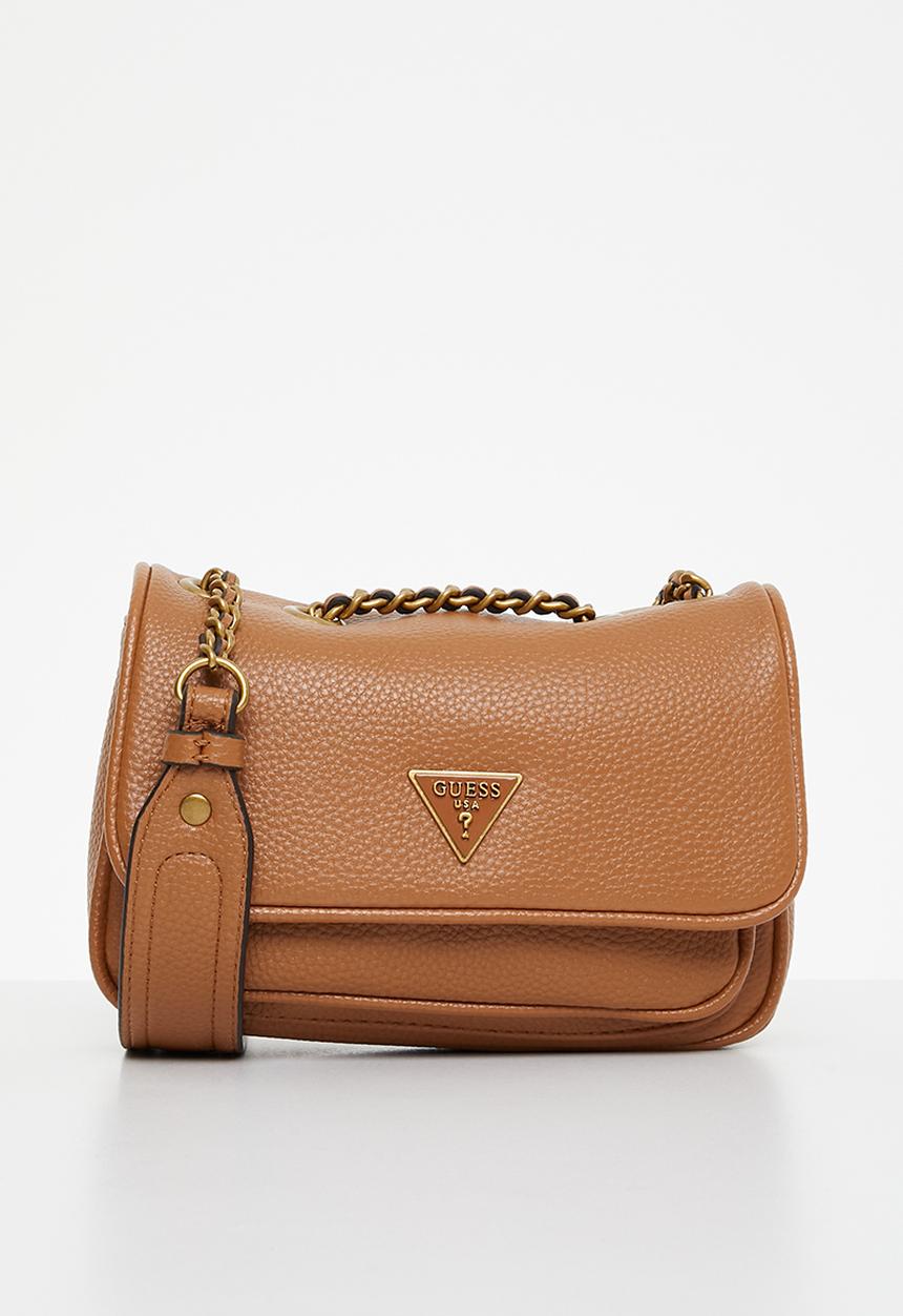 GUESS - Becci mini cnvrtble xbody flap - cognac