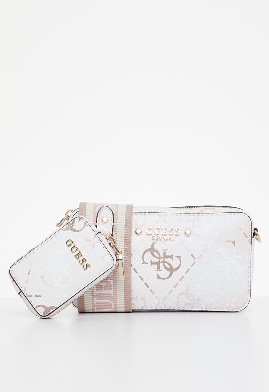 GUESS - Rea mini crossbody camera - white ombre logo