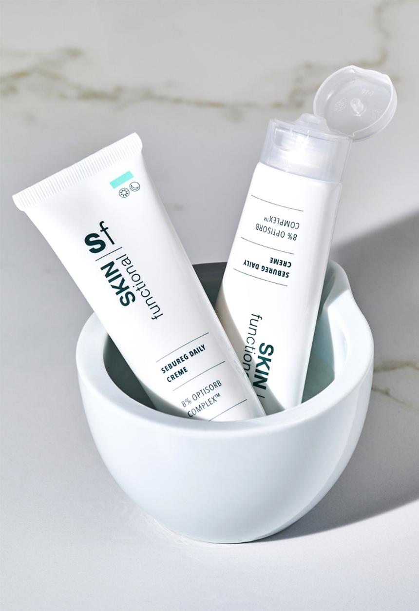 SKIN functional - 8% Optisorb Complex™, SebuReg Daily Crème