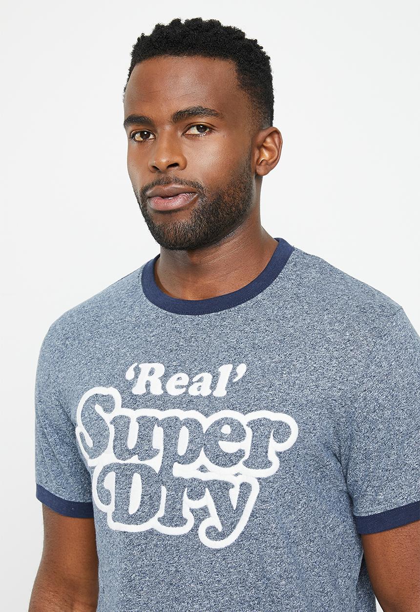 Superdry. - Vintage cooper class rngr tee - frosted navy grit