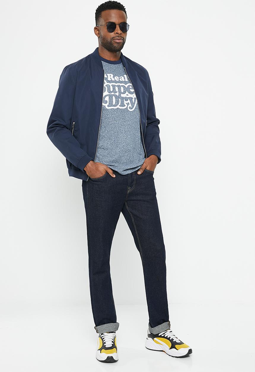 Superdry. - Vintage cooper class rngr tee - frosted navy grit