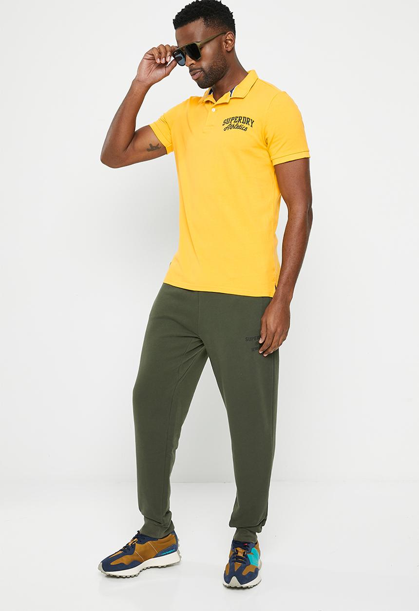 Superdry. - Vintage superstate polo - springs yellow