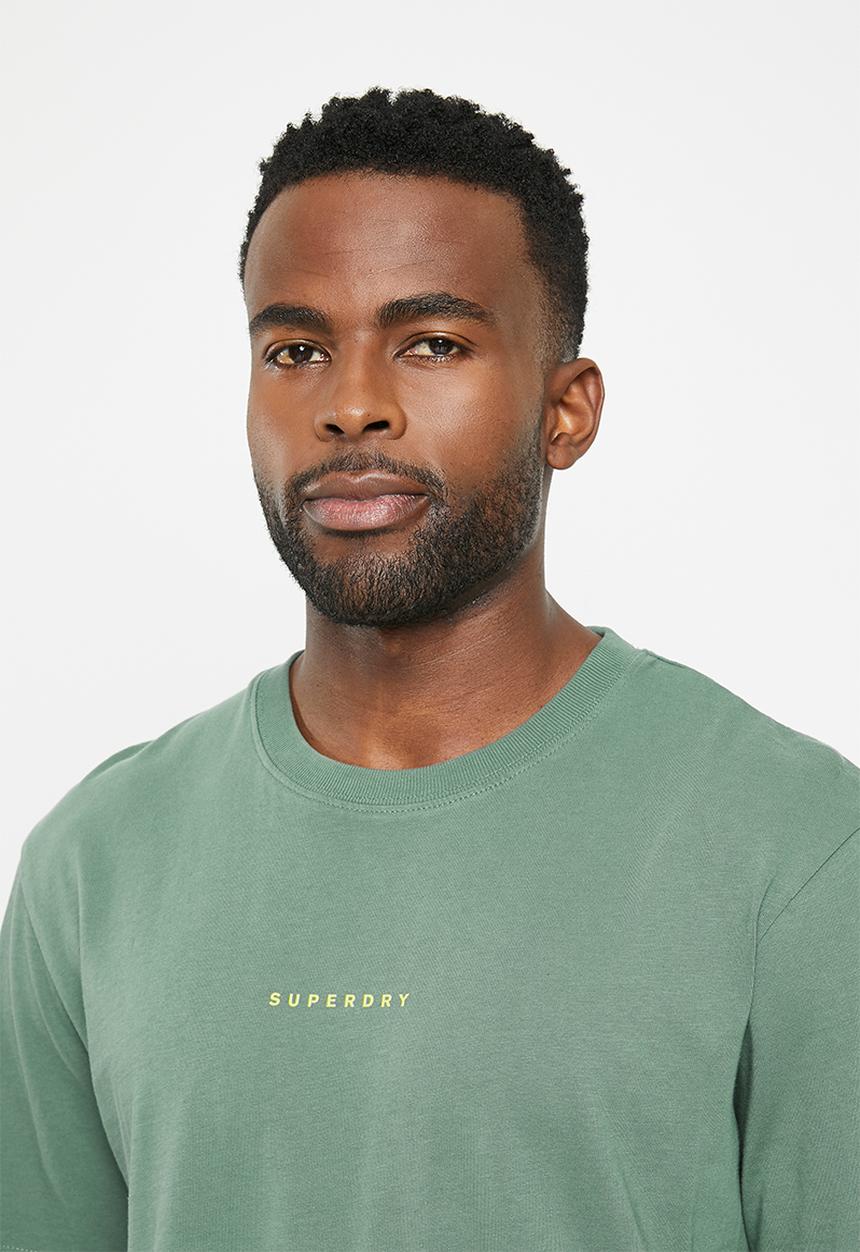 Superdry. - Code surplus logo tee - balsam green