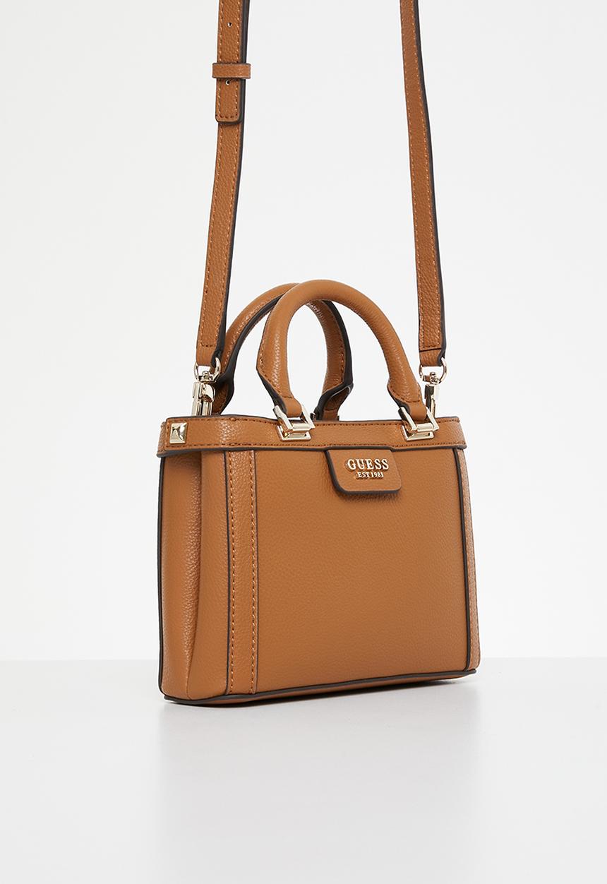 GUESS - Angy mini satchel - cognac