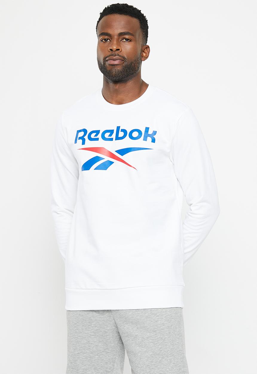 Reebok - Ri flc big logo crew - white