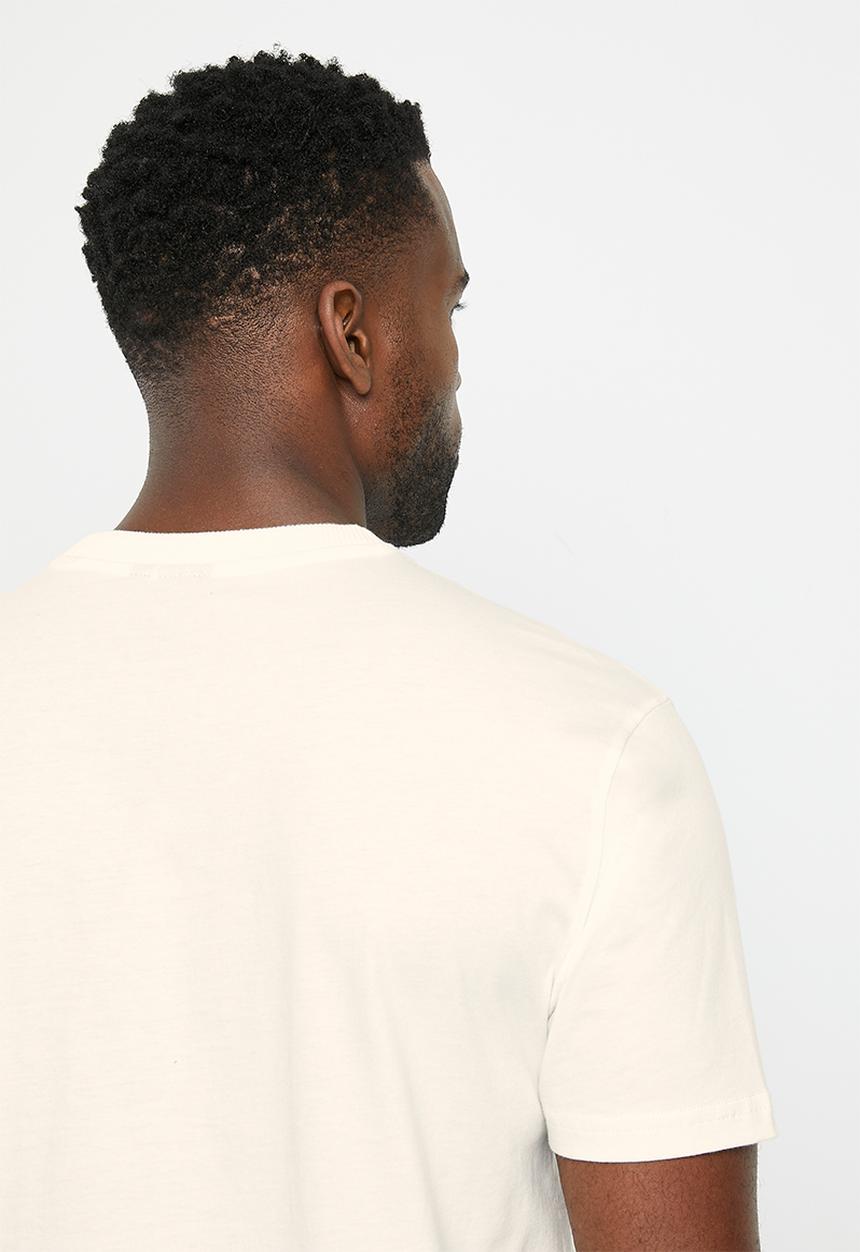 POLO - Mens pjc short sleeve pocket tee - stone 