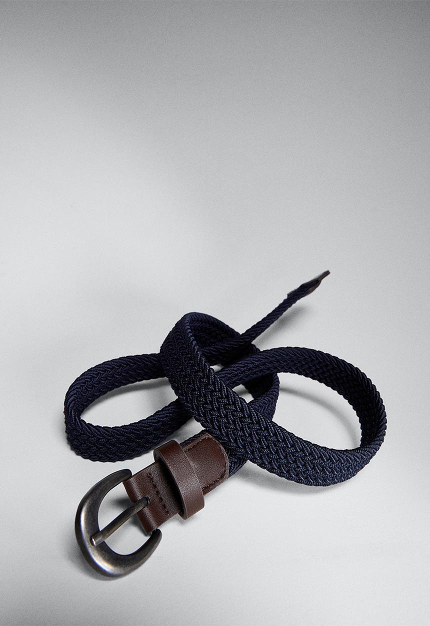 MANGO - Belt henry - navy