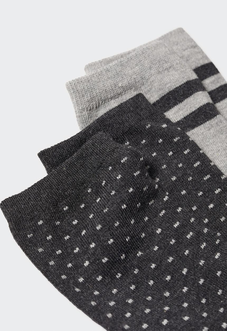 MANGO - Socks lucas - dark grey