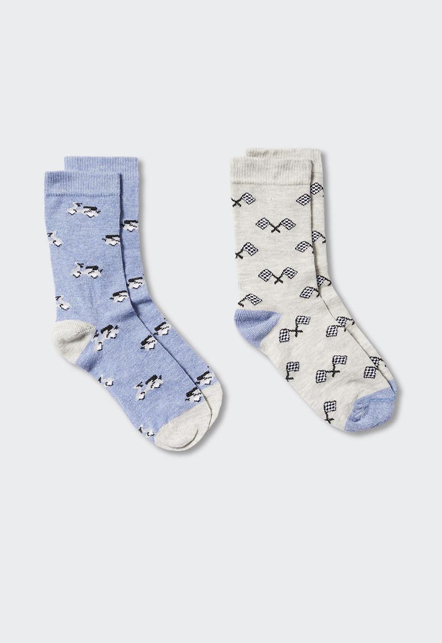 MANGO - Socks motos 2 pack - sky-blue