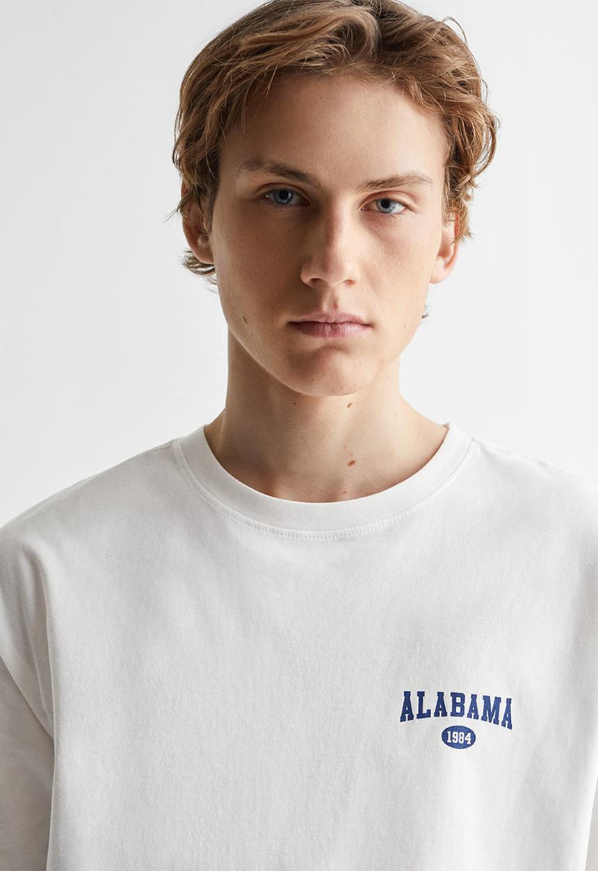 MANGO - T-shirt cityb - off white