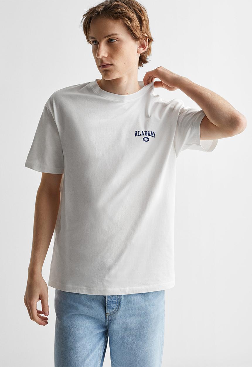 MANGO - T-shirt cityb - off white