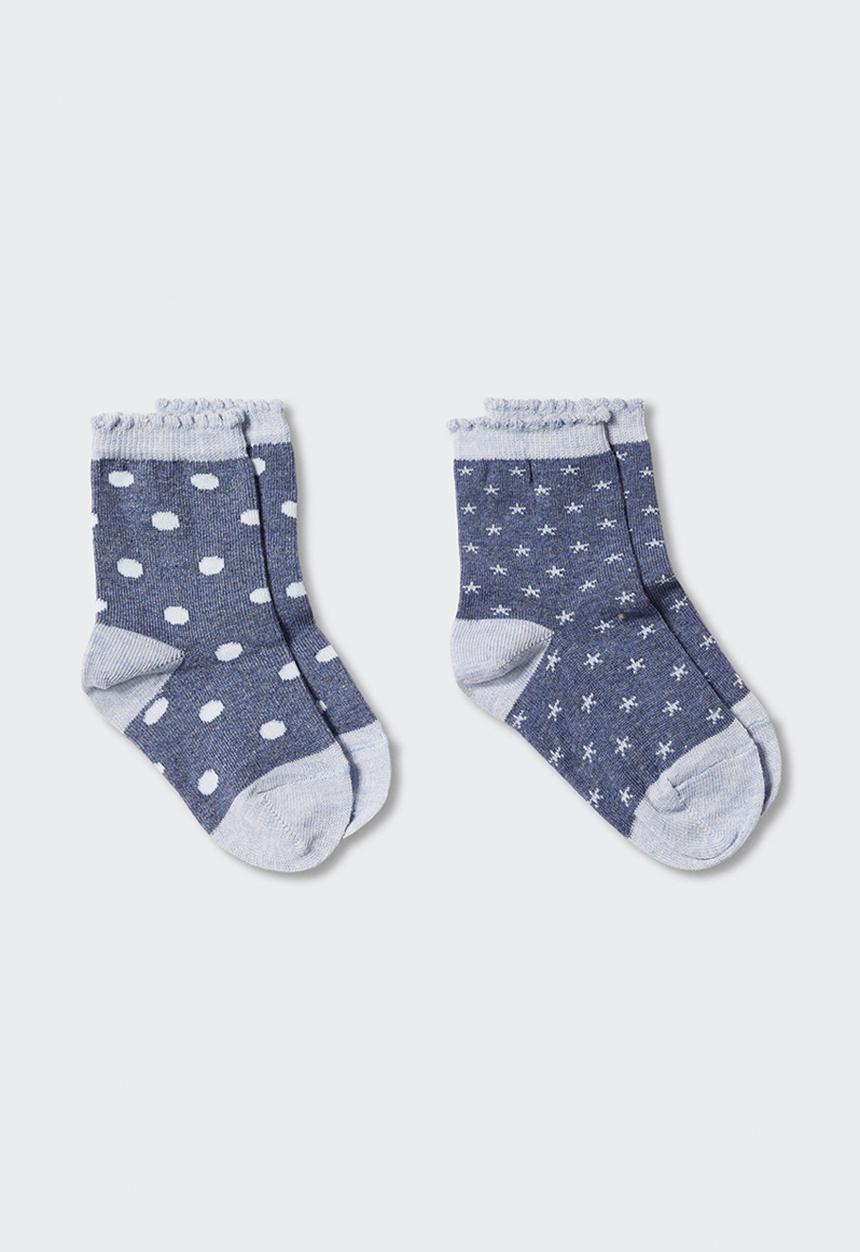 MANGO - Socks starb - blue