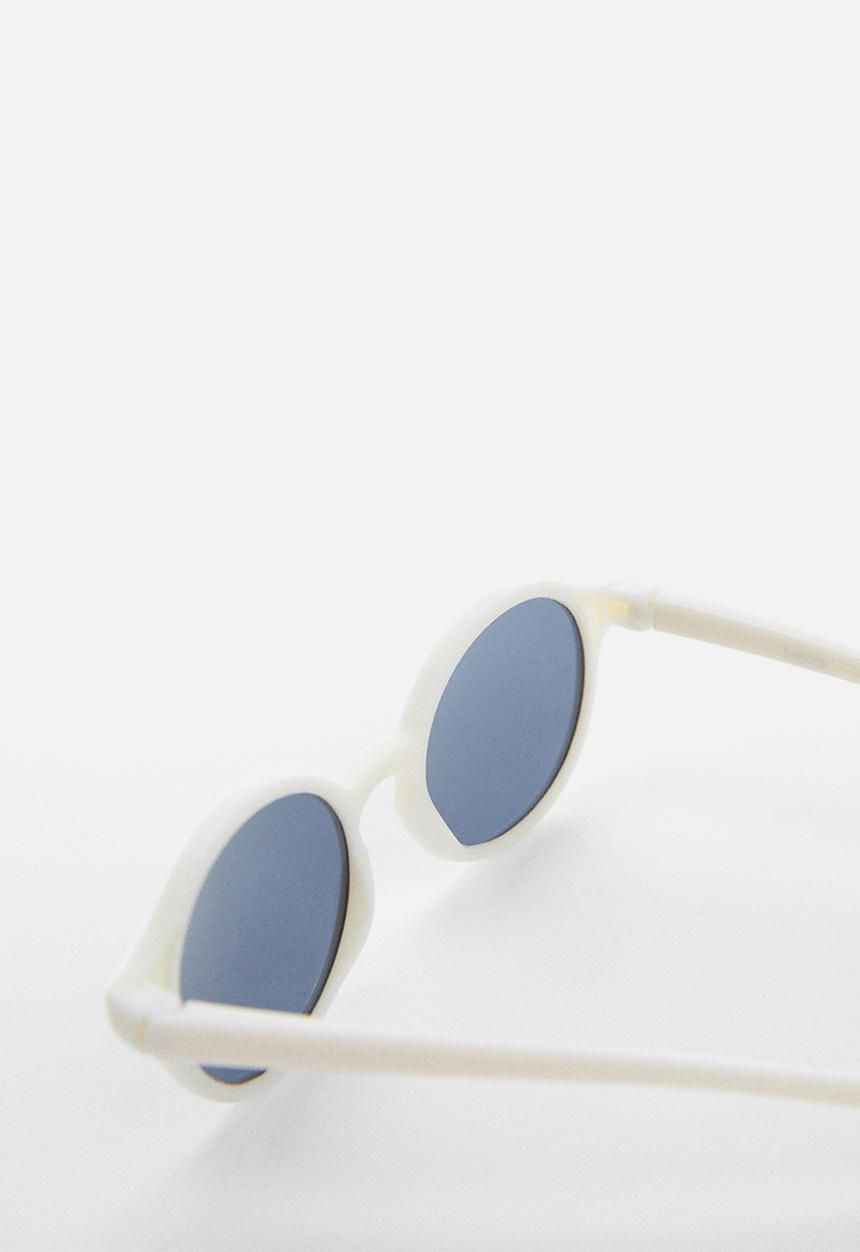 MANGO - Sunglasses round - off white