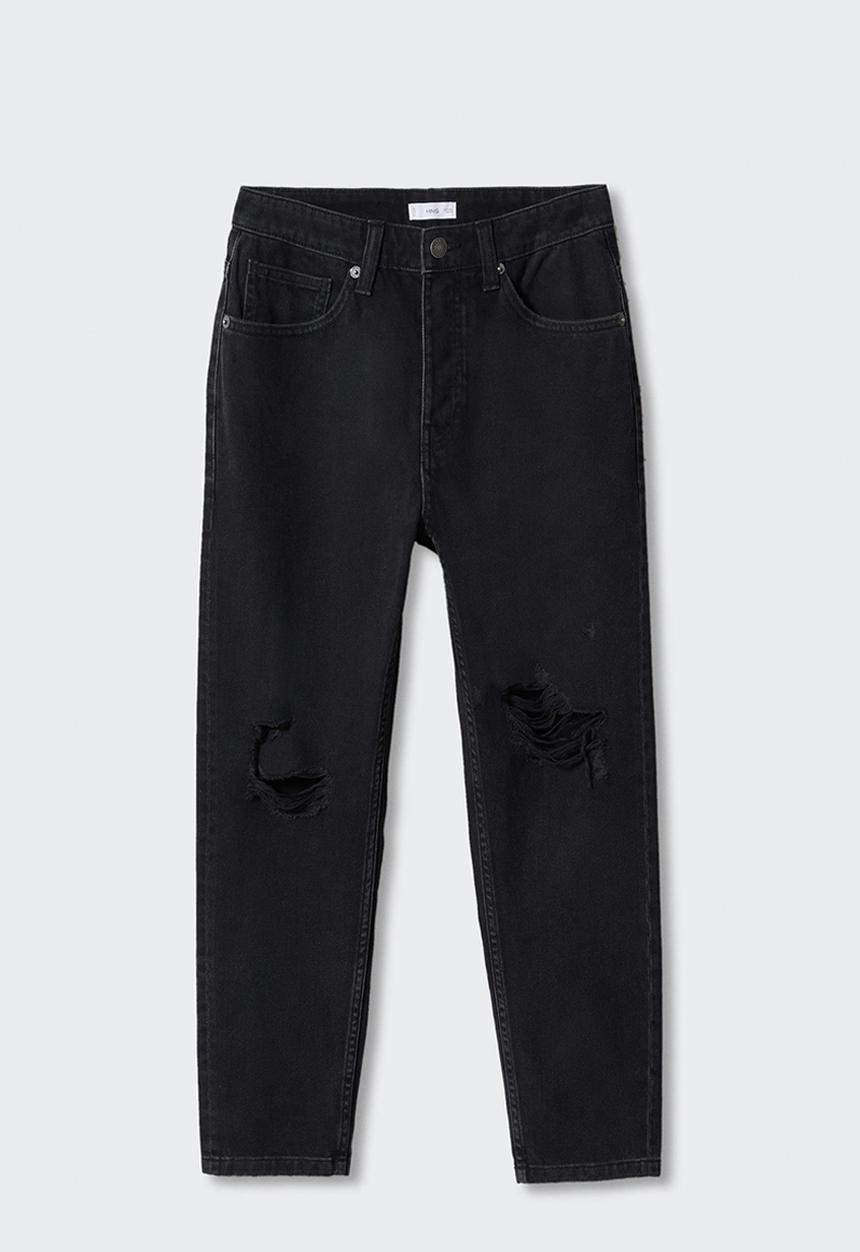 MANGO - Jeans tapfitbr - black denim