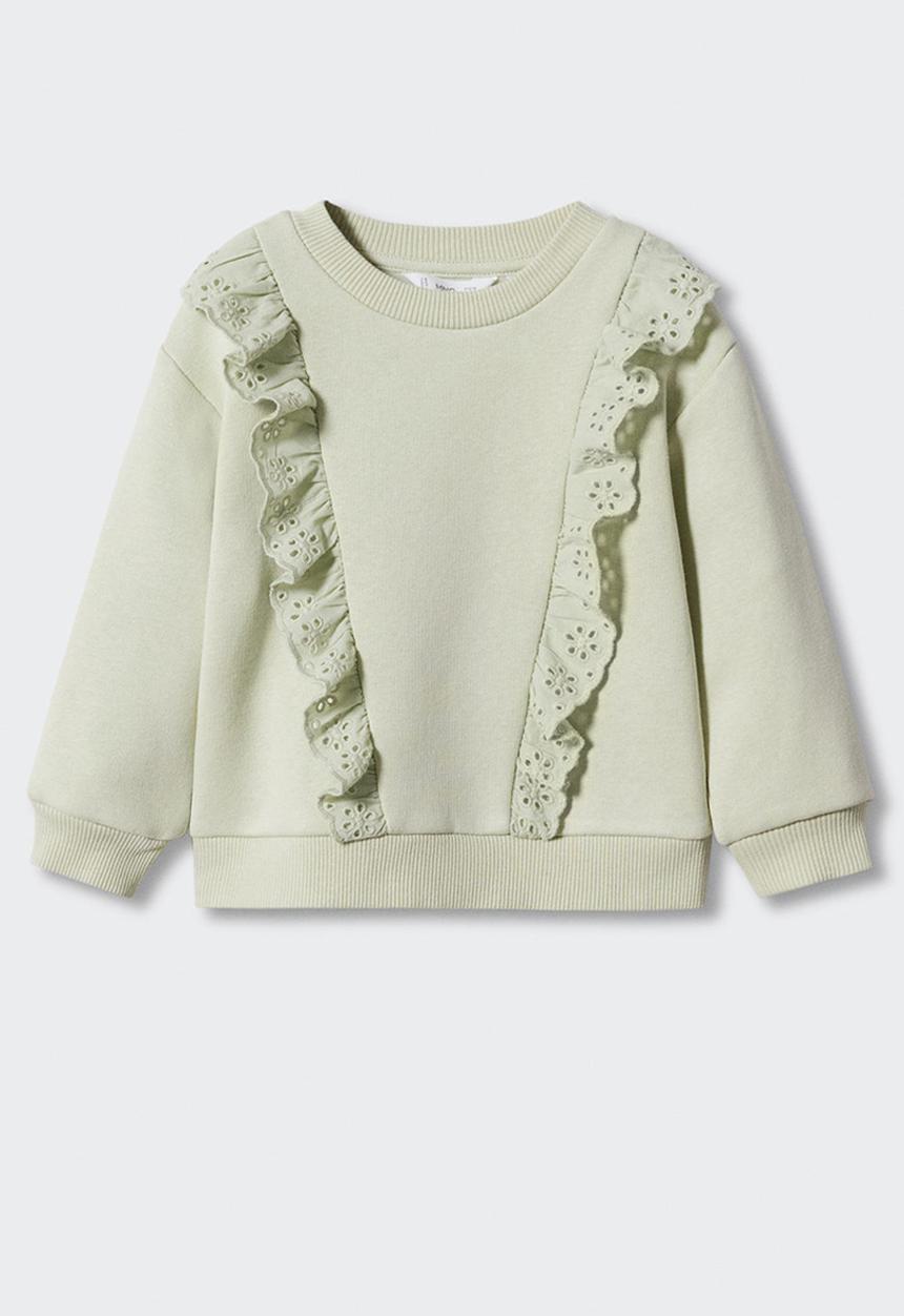 MANGO - Sweatshirt lisa - pastel green