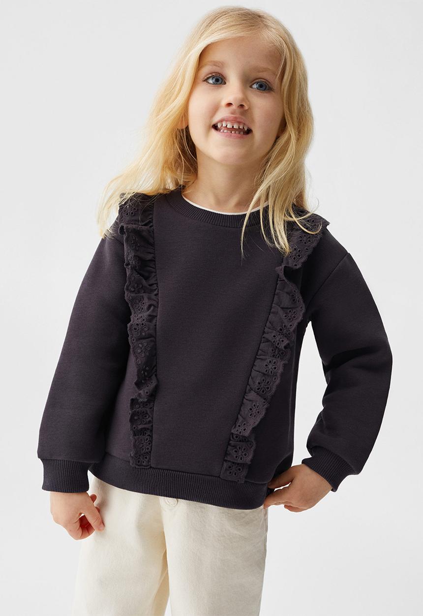 MANGO - Sweatshirt lisa - charcoal