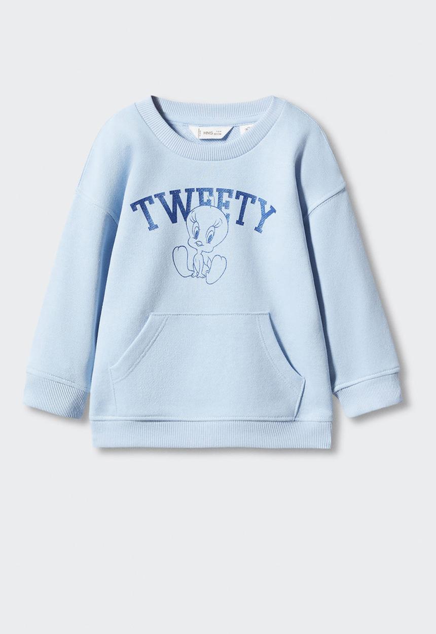 MANGO - Sweatshirt tweetyb - sky-blue