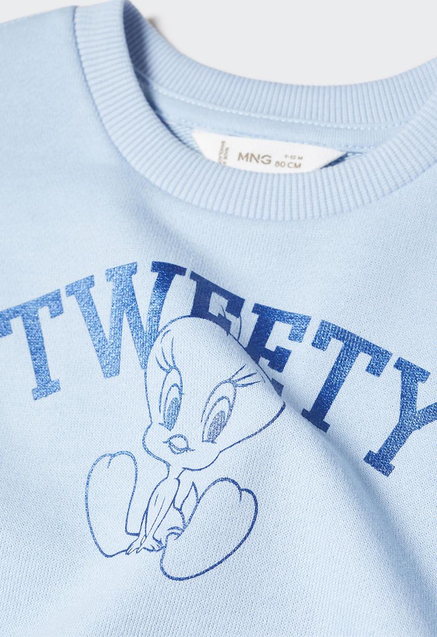 MANGO - Sweatshirt tweetyb - sky-blue