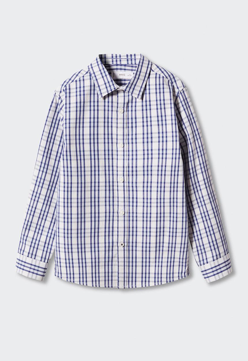 MANGO - Shirt manel - blue