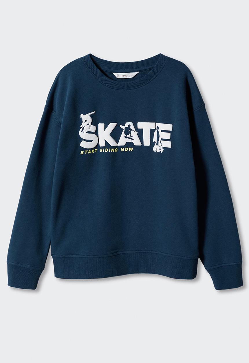 MANGO - Sweatshirt riding - blue