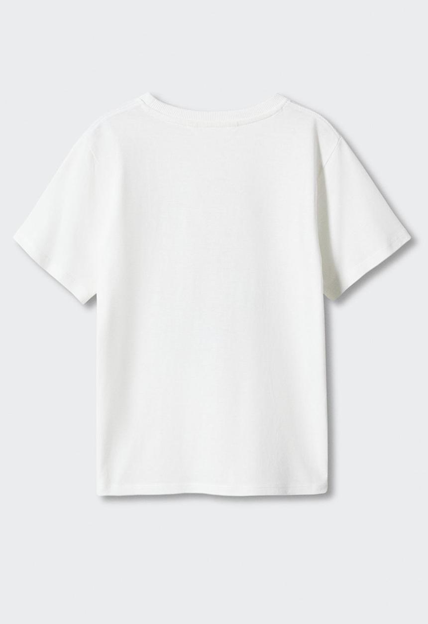 MANGO - T-shirt venice - off white