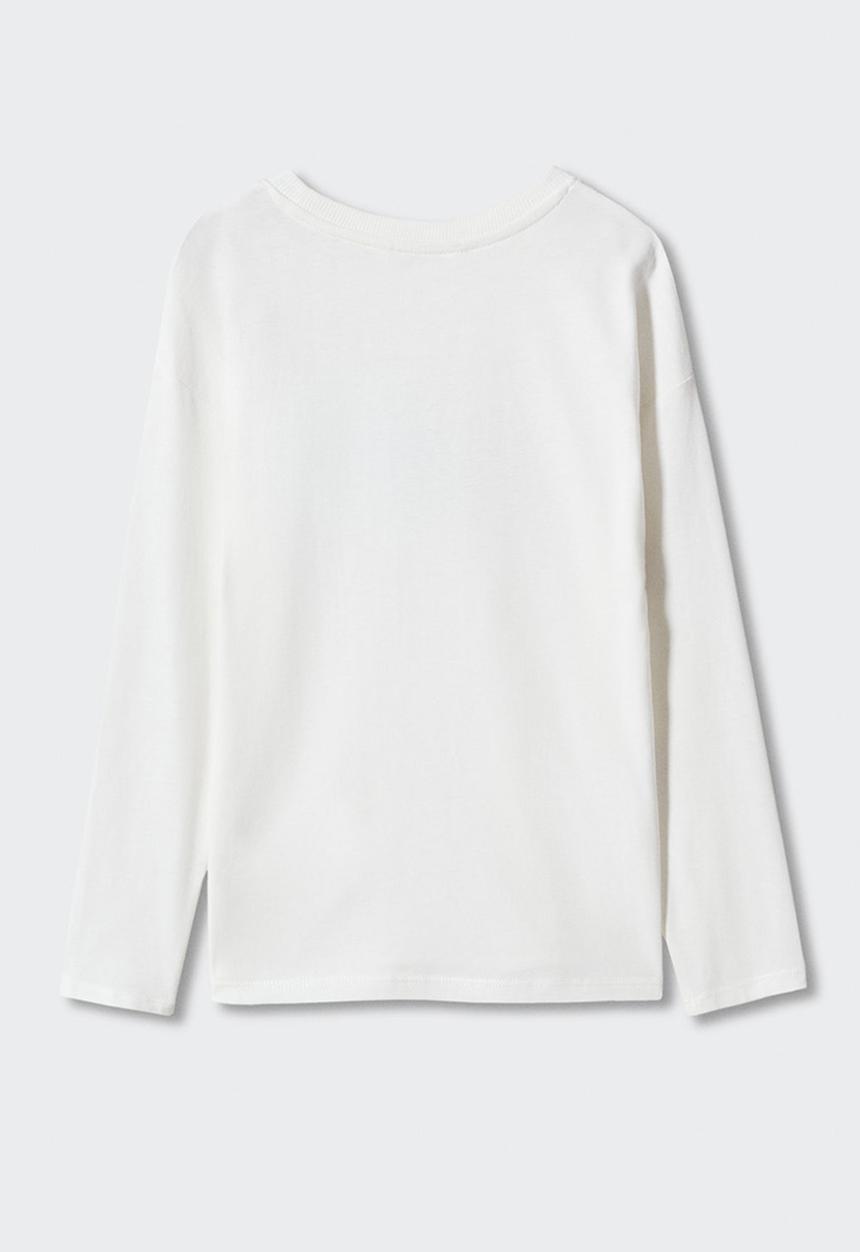 MANGO - T-shirt stay - off white
