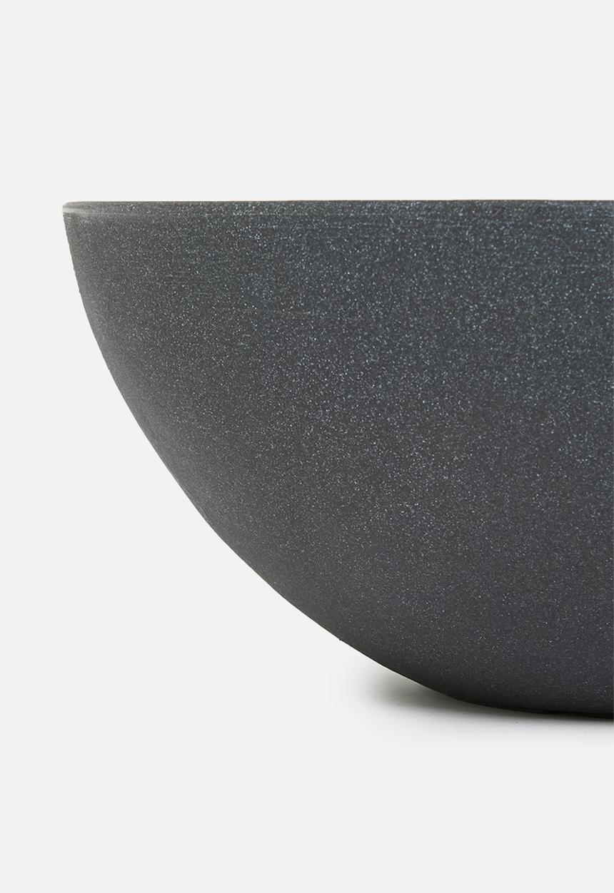 H&S - Sammy planter bowl - charcoal