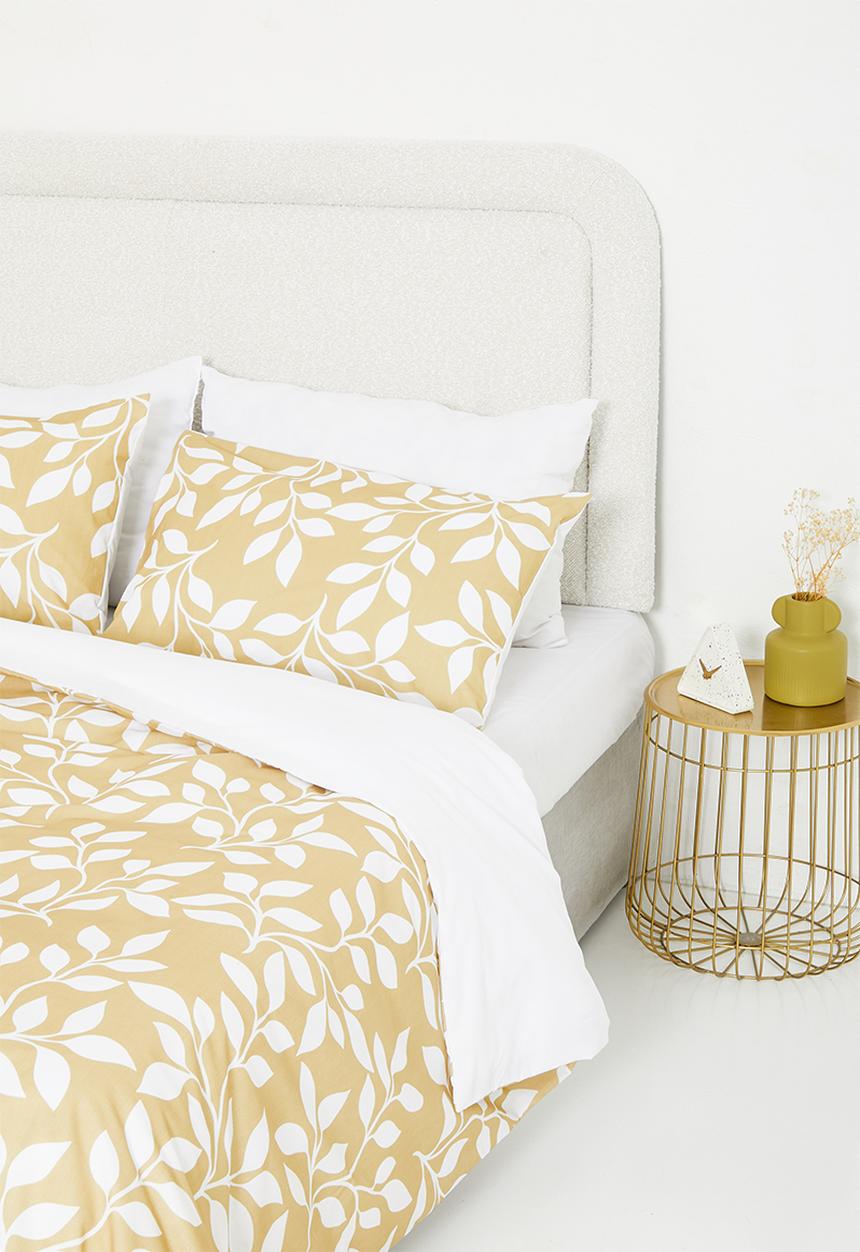 Sixth Floor - Sunny daze printed polycotton duvet cover set - yellow