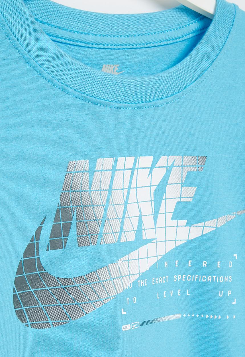 Nike - Nkb club seasonal short sleeve tee - baltic blue