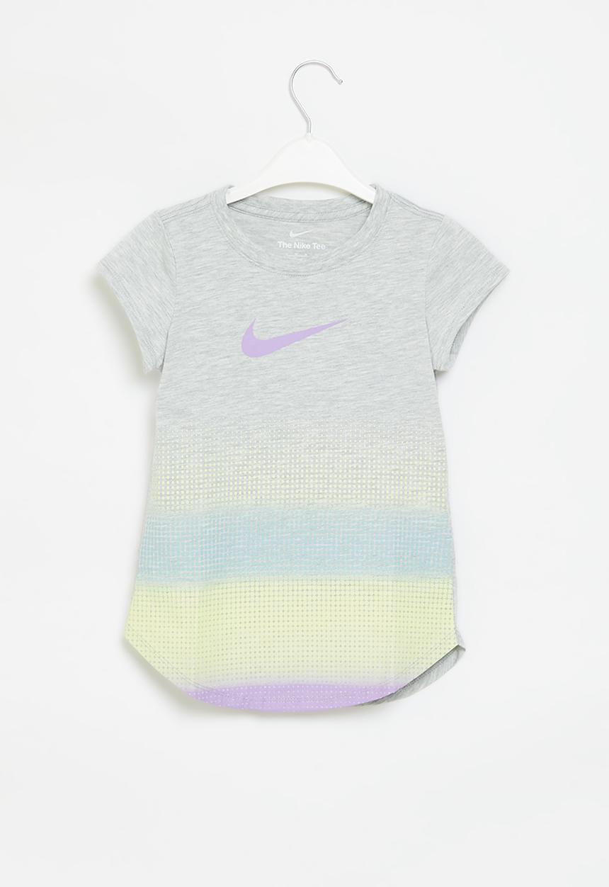 Nike - Nkg double dot gradient tee - light smoke grey heather