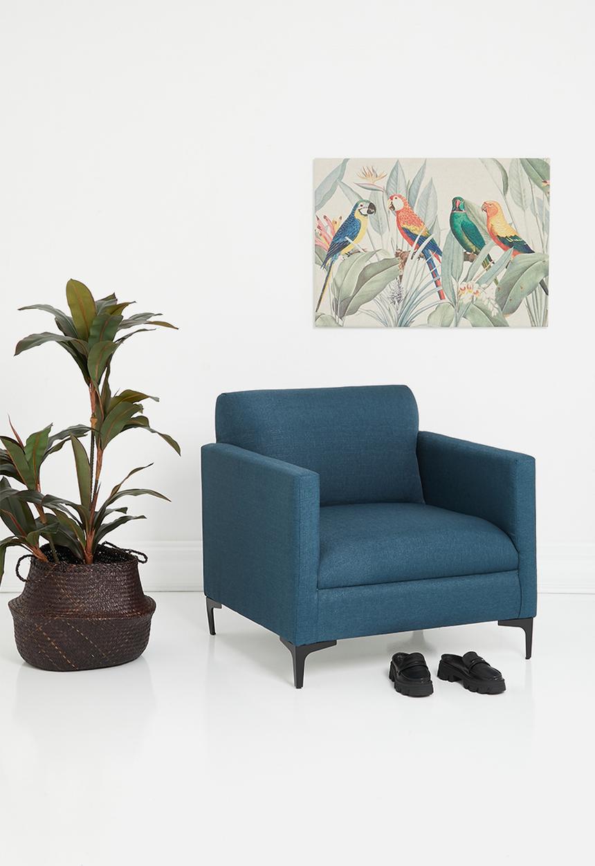 Blockhouse - Quin armchair - petrol