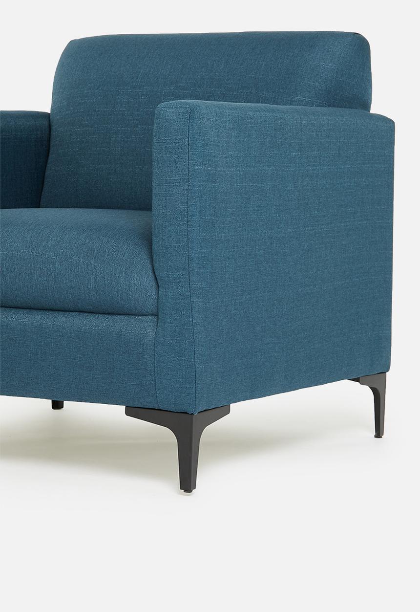 Blockhouse - Quin armchair - petrol