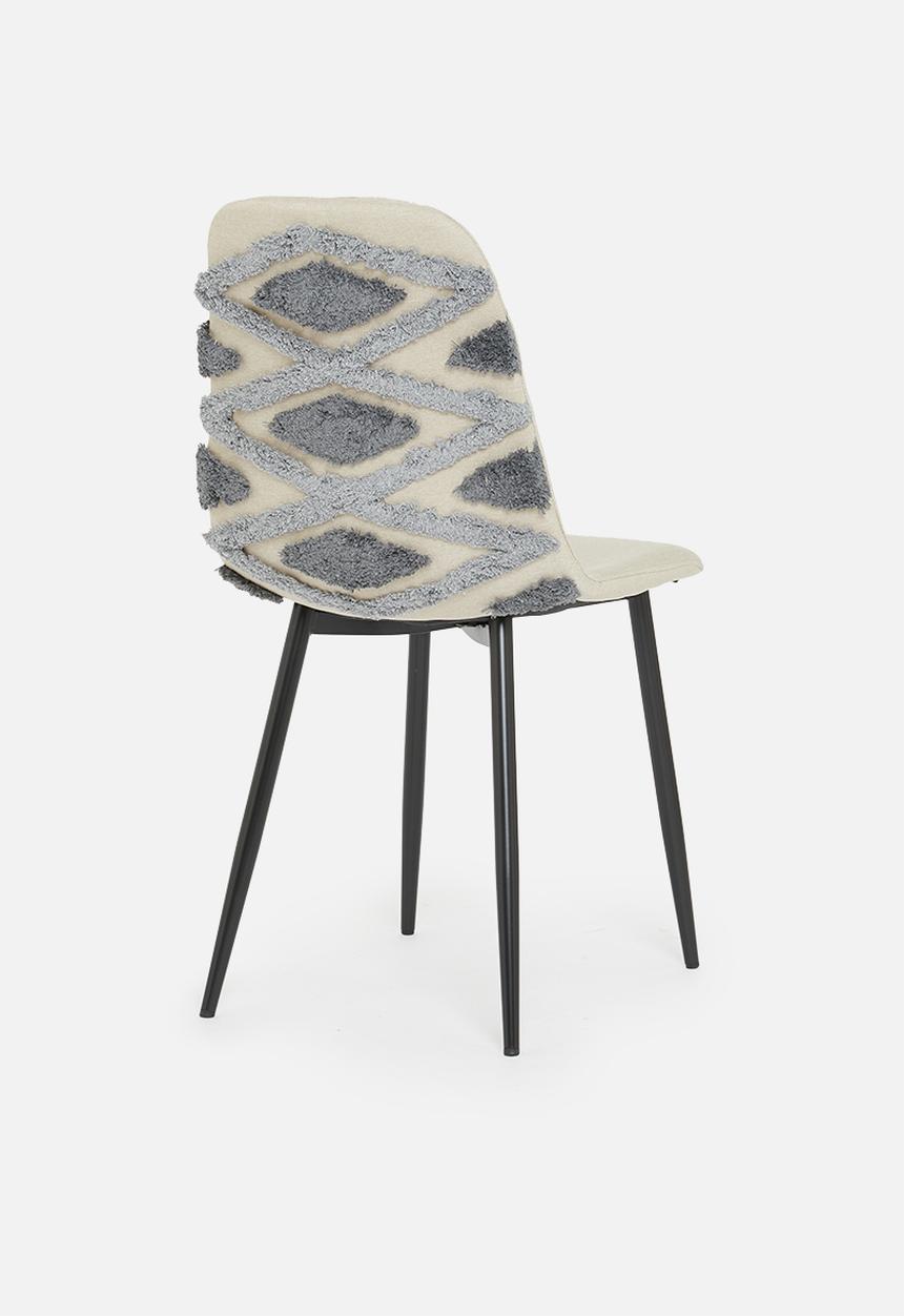 Sixth Floor - Jade upholstered dining chair - grey