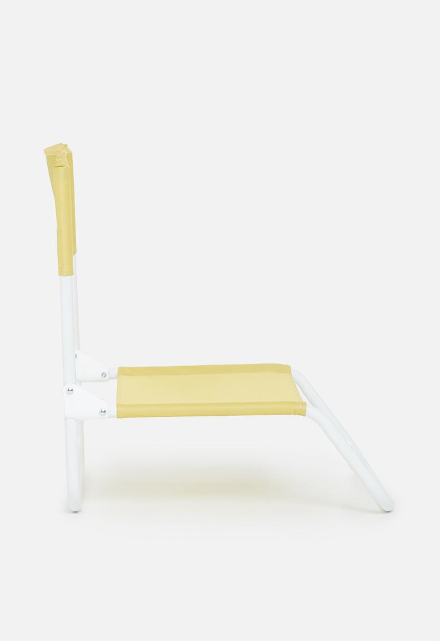 H&S - Folding beach chair- yellow