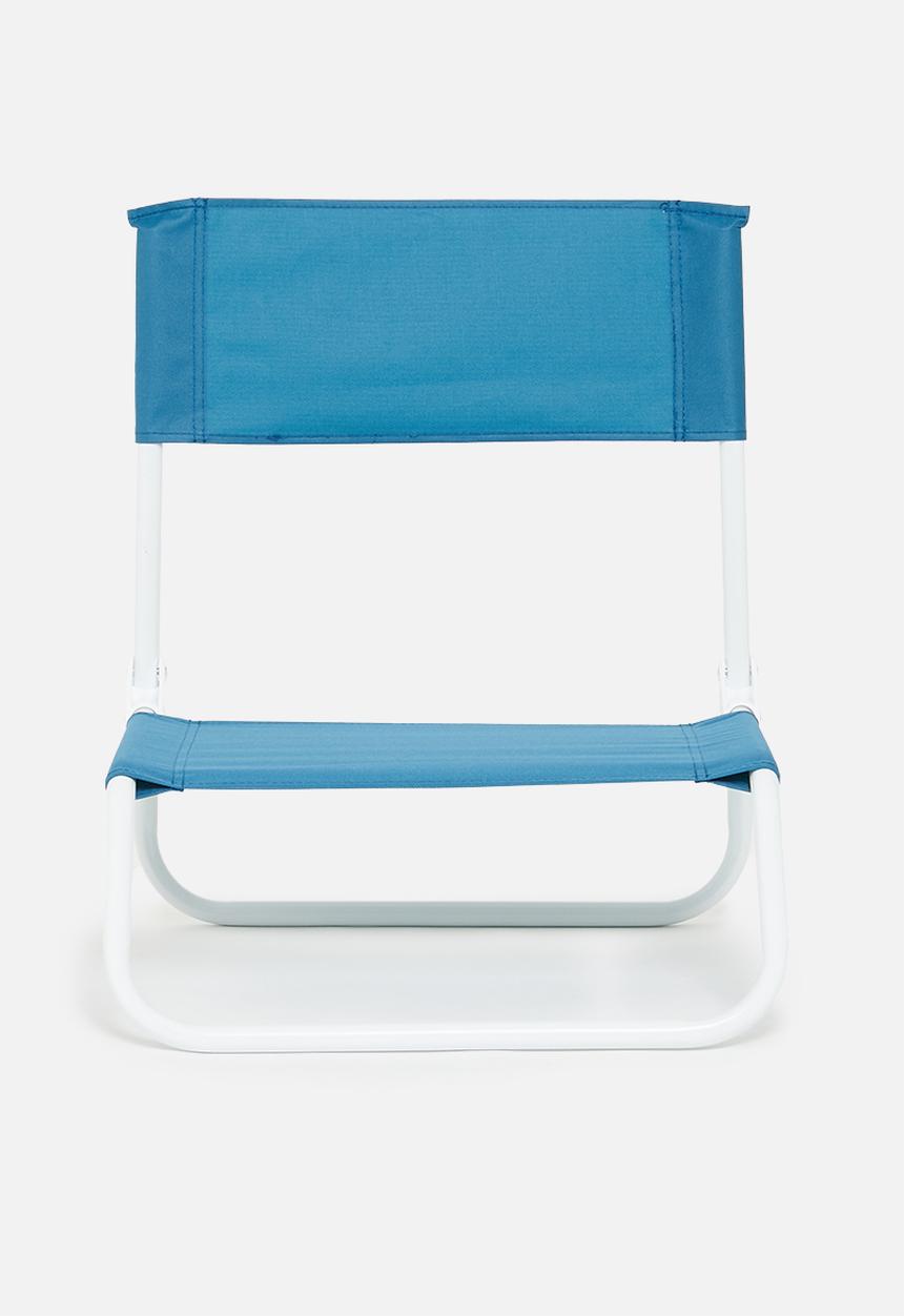 H&S - Folding beach chair- blue
