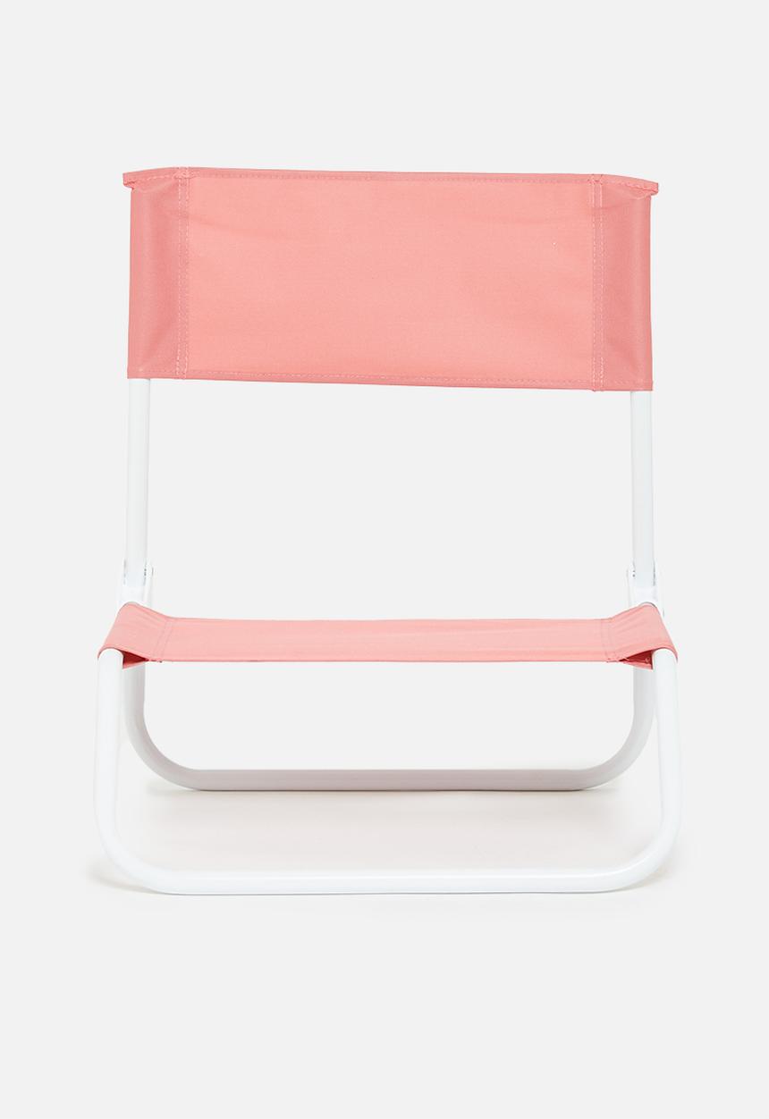 H&S - Folding beach chair- coral