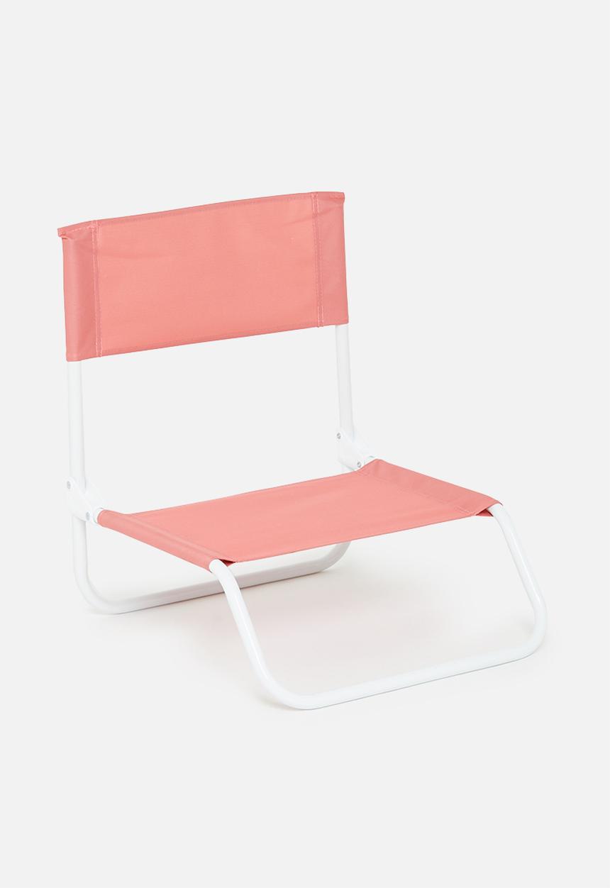 H&S - Folding beach chair- coral