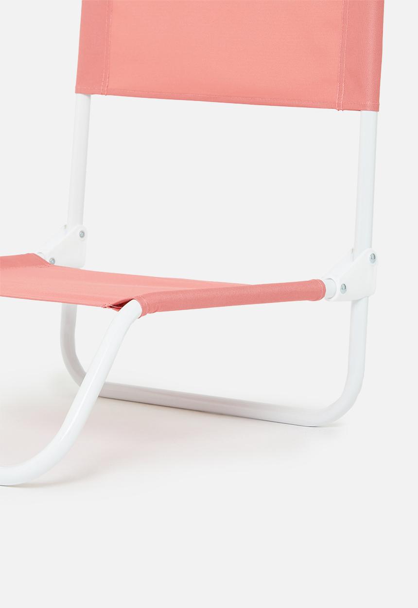 H&S - Folding beach chair- coral