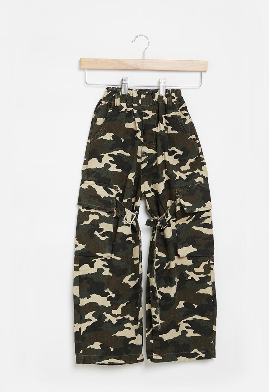 Pop Candy - Teen boys cargo pants - camo