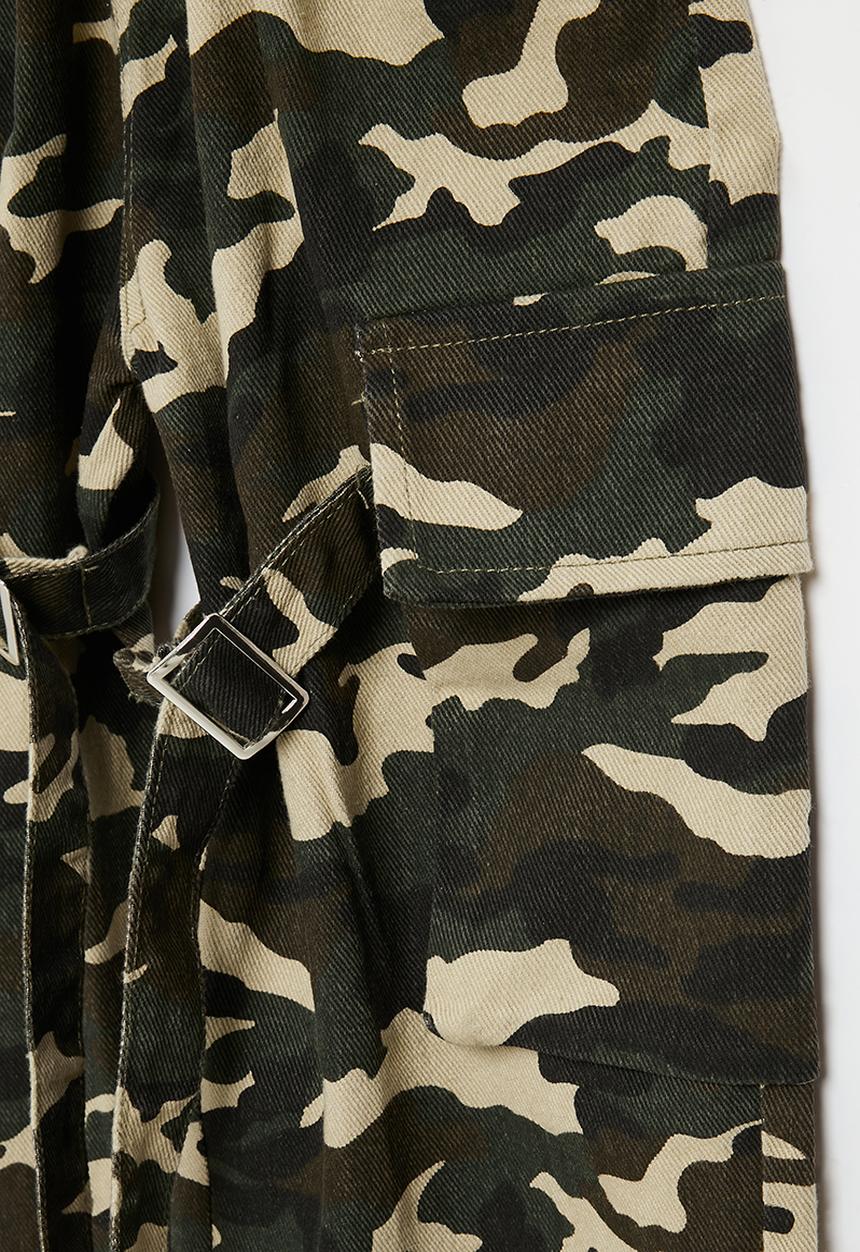 Pop Candy - Teen boys cargo pants - camo