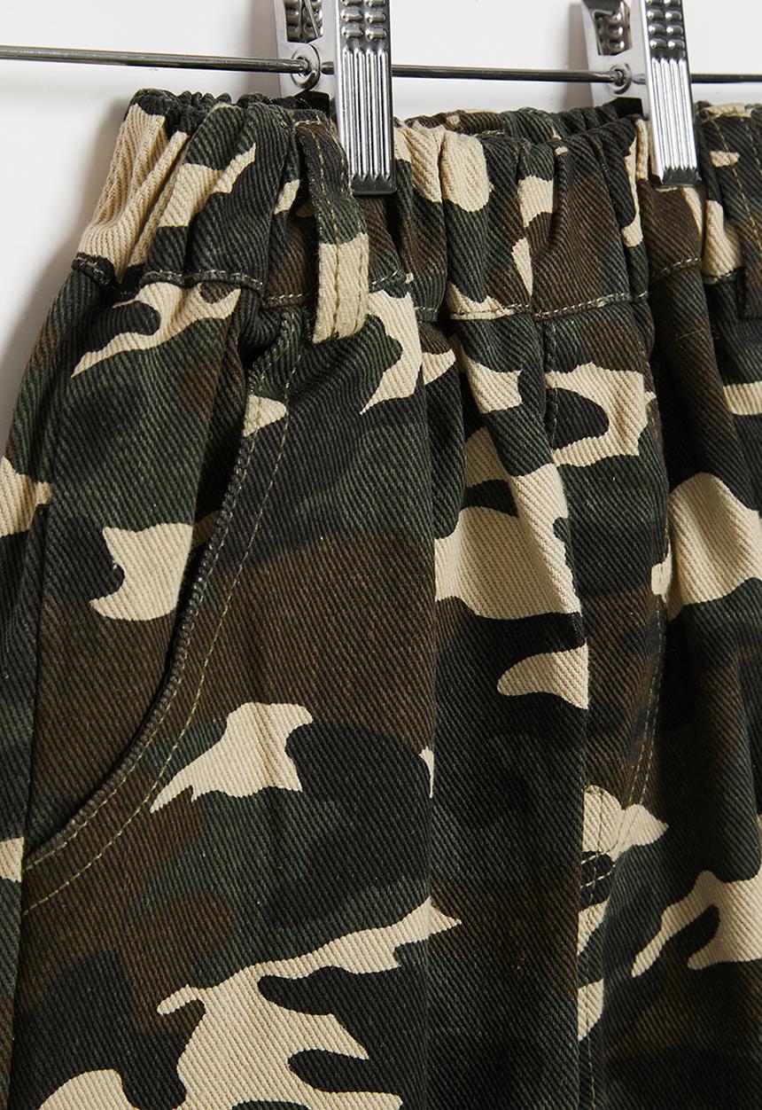 Pop Candy - Teen boys cargo pants - camo