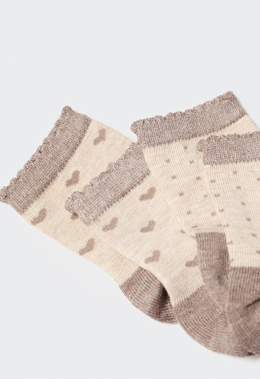 MANGO - Socks corazonb - grey