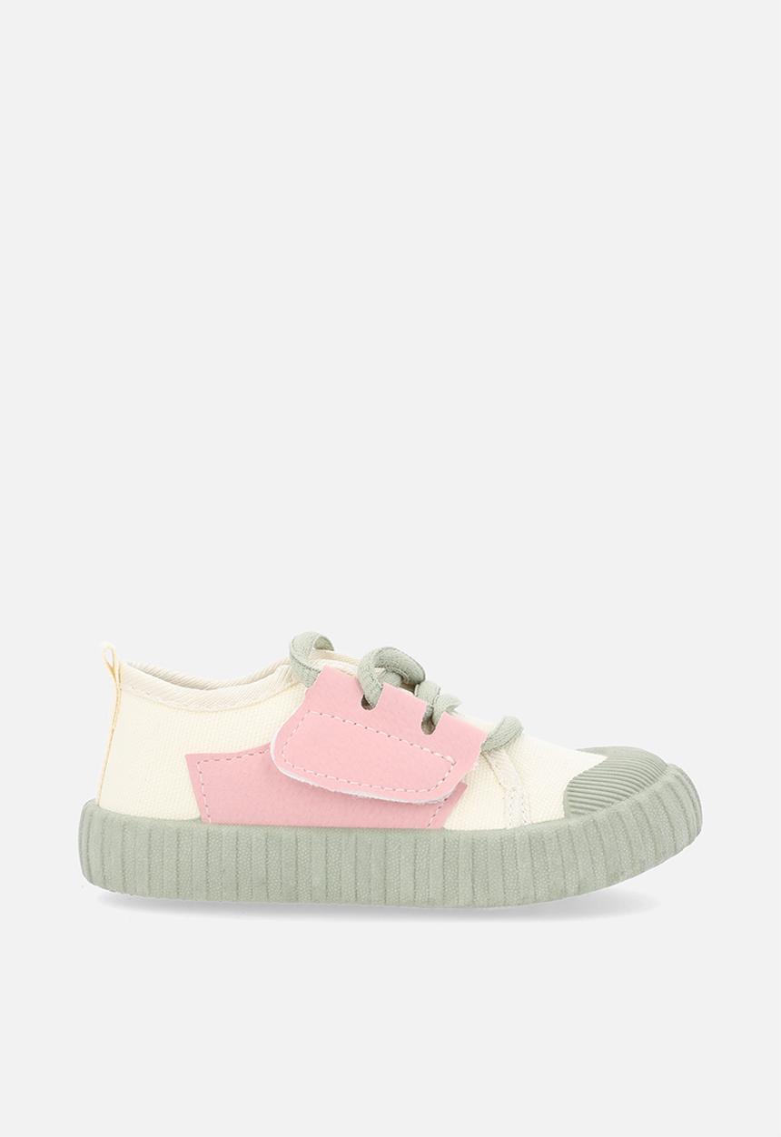 Pop Candy - Chunky sole front lace sneakers - pink  
